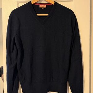 Thomas Pink Men's Dark Sweater V-Neck